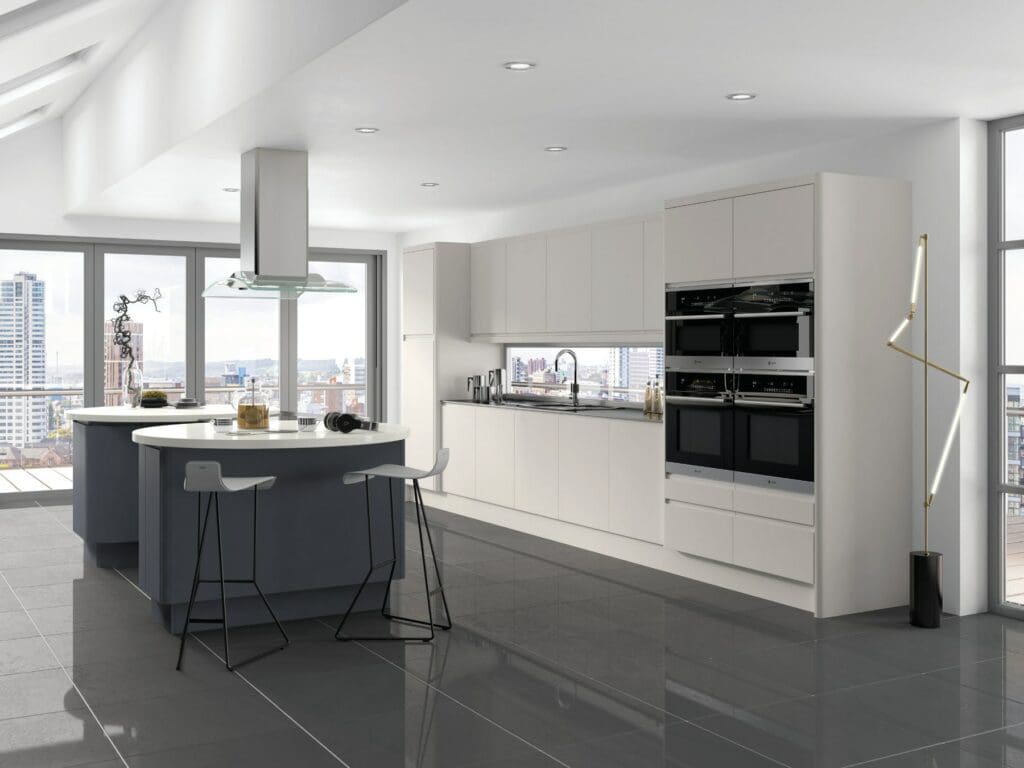 Jjo Colonial Open Plan Matt Kitchen | My Kitchen Specialist